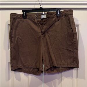 ASOS Brown Flat Front Men's Shorts